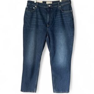 Everlane jeans the curvy cheeky denim 33 ankle short cotton stretch NEW